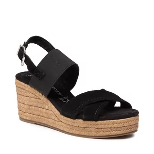 Espadryle damskie - Marco Tozzi Espadryle 2-28001-26 Black 001 - grafika 1