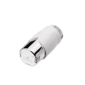 Głowice termostatyczne - Głowica termostatyczna Diamant biało - srebrna SCHLOSSER - miniaturka - grafika 1