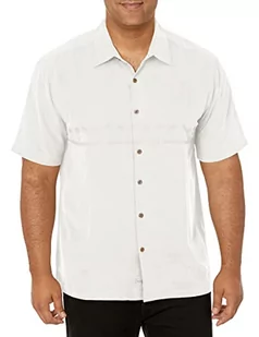 Quiksilver Męska koszula z kołnierzem button-down, biały, XL - Koszule męskie - miniaturka - grafika 1