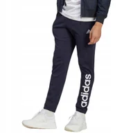 Dresy męskie - Spodnie męskie adidas Essentials Single Jersey Tapered Elasticized Cuff Log - miniaturka - grafika 1