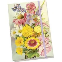 Notatnik ozdobny A5 STNOTE 121 Letnie kwiaty - Szkolne artykuły papiernicze - miniaturka - grafika 1