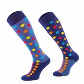 Skarpetki jeździeckie - Comodo Podkolanówki jeździeckie KROPKI - miniaturka - grafika 1