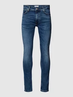 Spodnie męskie - Jeansy o kroju slim fit z 5 kieszeniami model ‘WARP’ - grafika 1