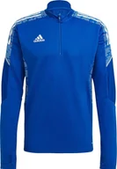 Bluzy męskie - Adidas Bluza męska adidas Condivo 21 Training Top Primeblue niebieska GE5421 M - miniaturka - grafika 1