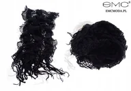 Apaszki i szaliki damskie - Czarny Szal Damski Szalik Pogrzeb Żałoba Dlugi - miniaturka - grafika 1