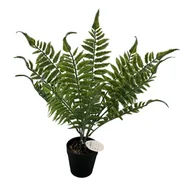 Sztuczne kwiaty - Paproć sztuczna doniczka 40 cm - miniaturka - grafika 1