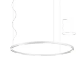 Lampy sufitowe - Redo 01-2208 - LED Żyrandol na lince UNION LED/68W/230V 3000K śr. 120 cm biały - miniaturka - grafika 1