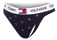 Majtki damskie - TOMMY  HILFIGER MAJTKI DAMSKIE STRINGI NAVY UW0UW02790 DW5 - Rozmiar: XS - miniaturka - grafika 1