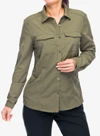 Odzież trekkingowa damska - Koszula przeciw komarom damska Craghoppers NosiLife Adventure LS Shirt III - wild olive - miniaturka - grafika 1