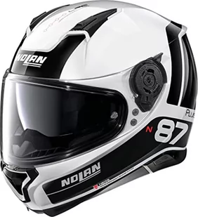 Nolan CASCO N87 P DISTINCTIVE N-C METAL WHITE XS - Kaski motocyklowe - miniaturka - grafika 1