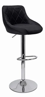 Krzeslaihokery HOKER welurowy CALISO czarny velvet chrom 135_20220201184308 - Taborety i hokery - miniaturka - grafika 1