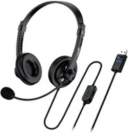 Słuchawki - GENIUS HS-230U/ USB/ czarny - miniaturka - grafika 1