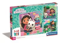 Puzzle - Puzzle 3x48 Supercolor Gabbys Dollhouse - miniaturka - grafika 1