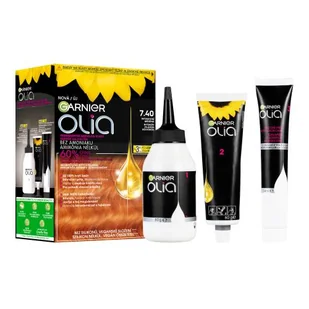 Garnier Olia Farba do włosów 60 g Odcień 7,40 Intense Copper - Farby do włosów i szampony koloryzujące - miniaturka - grafika 1