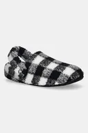 Kapcie damskie - Crocs kapcie Classic Buff Check Cozzzy Slipper kolor biały 210755 - miniaturka - grafika 1