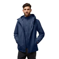 Kurtki męskie - Męska kurtka 3w1 Jack Wolfskin ALTENBERG 3IN1 JKT M midnight sky - S - miniaturka - grafika 1