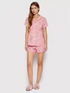 Piżamy damskie - Lauren Ralph Lauren Piżama ILN12159 Różowy Regular Fit - miniaturka - grafika 1