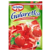 Dodatki do ciast w proszku - Dr. Oetker Galaretka o smaku truskawkowym 72 g - miniaturka - grafika 1