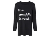 Piżamy damskie - esmara® Piżama damska z bawełną (Czarny, XS (32/34)) - miniaturka - grafika 1