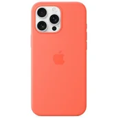 Etui i futerały do telefonów - Etui APPLE Silicone Case MagSafe do iPhone 16 Pro Max Mandarynkowy - miniaturka - grafika 1