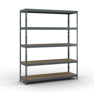 B2B Partner Regał półkowy 1966 x 1600 x 500 mm, nośność 350 kg 540032 - Szafy i regały magazynowe - miniaturka - grafika 1