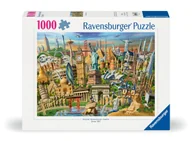 Puzzle - Puzzle 2D, Słynne budowle, 1000 elementów - miniaturka - grafika 1