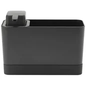 Pozostałe akcesoria kuchenne - Brabantia Nowości Zestaw organizer i dozownik do mydła SinkSide ciemnoszary 302602 302602 - miniaturka - grafika 1