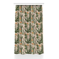 Zasłony - Zasłona gotowa wzór 150x240 cm Pomarańczowy kaktus, Fabricsy - miniaturka - grafika 1