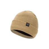 Czapki i chusty sportowe męskie - Pit Bull Czapka Zimowa Beanie Small Logo Piaskowy - miniaturka - grafika 1