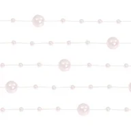 Dekoracje sali - PartyDeco Girlandy perłowe, j. różowy, 1,3m, 1op. GP19 - miniaturka - grafika 1