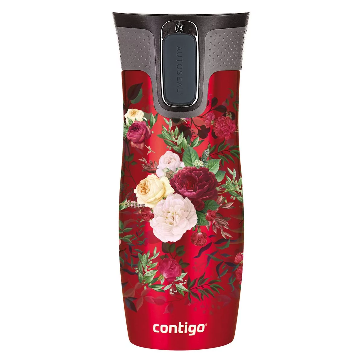 Contigo Kubek termiczny West Loop 2.0 470ml - Czerwony Kwiaty 2095849-ROSES