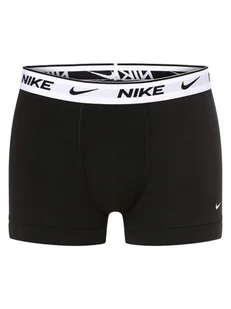 Nike Obcisłe bokserki pakowane po 3 szt. Mężczyźni Bawełna czarny jednolity, S - Majtki męskie - miniaturka - grafika 1
