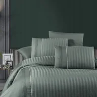 Pościel - Pościel zielona 200x220 100% bawełna adamaszek New Trend MOONMIST - miniaturka - grafika 1