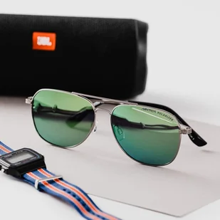 Arctica S-263B polaryzacyjne okulary meskie lustrzanki - Okulary przeciwsłoneczne - miniaturka - grafika 1