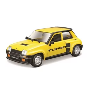 Bburago 1:24 Renault R5 Turbo, Żółty - Kolekcjonerskie modele pojazdów - miniaturka - grafika 1