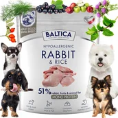 Sucha karma dla psów - BALTICA dorosłe psy ras małych KRÓLIK RYŻ 1kg - miniaturka - grafika 1