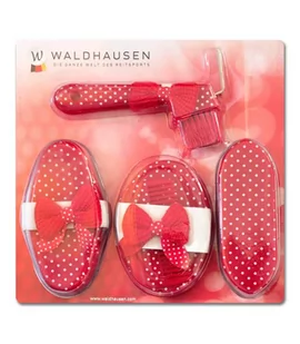 WALDHAUSEN Zestaw szczotek Dotties - Szczotki dla konia - miniaturka - grafika 1