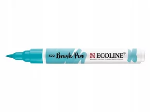 Talens PISAK ECOLINE BRUSH PEN: 522 TURQUOISE BLUE 11505220 - Kredki, ołówki, pastele i pisaki - miniaturka - grafika 1