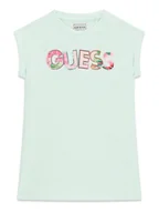 Sukienki i spódniczki dla dziewczynek - Guess Sukienka codzienna K6GK10 KAE24 Zielony jasny Regular Fit - miniaturka - grafika 1