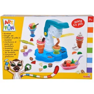 Kolorowe lody lodziarnia zestaw masa plastyczna i akcesoria 11 elementów - Prace ręczne dla dzieci Kolorowe lody lodziarnia zestaw masa plastyczna i akcesoria 11 elementów - Prace ręczne dla dzieci - miniaturka - grafika 1