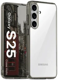 Bizon Etui Case Halo do Galaxy S25, przydymione-czarne - Etui i futerały do telefonów - miniaturka - grafika 1