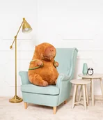 Plecaki szkolne i tornistry - DUŻA KAPIBARA HENRY MASKOTKA MIŚ PLUSZAK PRZYTULANKA PLECAK ŻÓŁW - 70cm - miniaturka - grafika 1