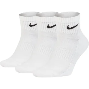 Skarpety NIKE 3-pak Everyday Cush Ankle DRI-FIT Białe - Skarpetki damskie - miniaturka - grafika 1