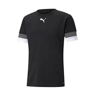 Koszulki męskie - PUMA PUMA Koszulka męska Teamrise Jersey Puma Black-smoked Pearl-puma White S 704932 - miniaturka - grafika 1