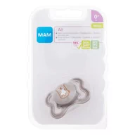 Smoczki uspokajające - MAM Air Silicone Pacifier 0m+ Hamster smoczek 1 szt dla dzieci - miniaturka - grafika 1