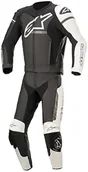 Odzież motocyklowa - Alpinestars Gp Force Phantom Leather Suit 2 szt. czarny/biały/szary metaliczny - miniaturka - grafika 1