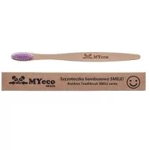 MYECOBRUSH SZCZOTECZKA DO ZĘBÓW BAMBUSOWA FIOLETOWA MIĘKKA MYECOBRUSH 5903332908509 - Szczoteczki do zębów - miniaturka - grafika 1