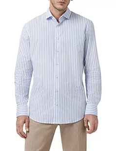 Pierre Cardin Męska koszula Henrique, Blue Fog, 43, Niebieska mg?a, 43 - Koszule męskie - miniaturka - grafika 1