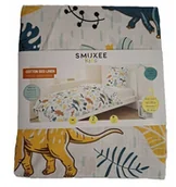 Pościel dla dzieci - Pościel bawełna DINOZAURY 160x200 - miniaturka - grafika 1