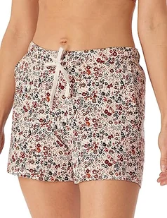 Schiesser Damskie spodnie do spania krótkie bawełna mieszanka streczu + relaksacja, kwiaty, 46, Floral - Spodnie damskie - miniaturka - grafika 1